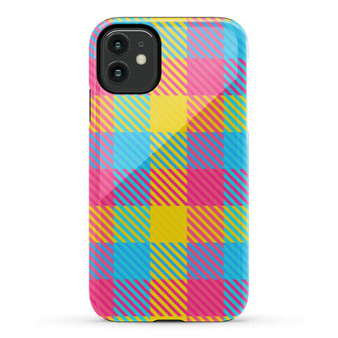 Pan Pride Flag Plaid  Phone Case