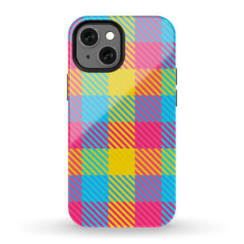 Pan Pride Flag Plaid  Phone Case