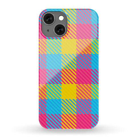 Pan Pride Flag Plaid  Phone Case