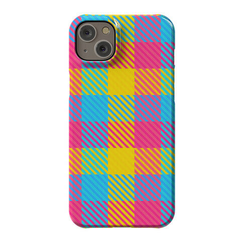 Pan Pride Flag Plaid  Phone Case