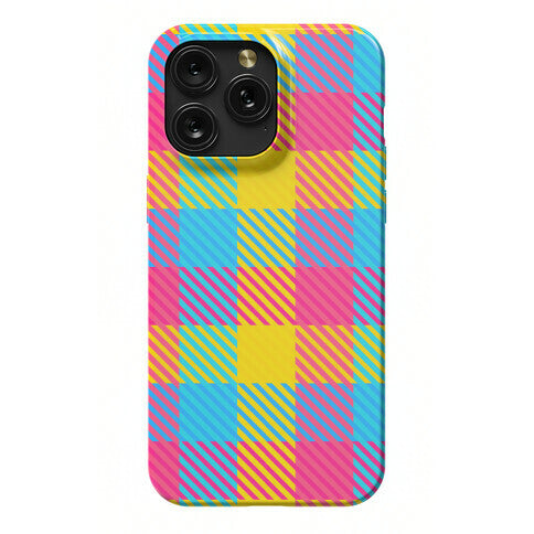 Pan Pride Flag Plaid  Phone Case