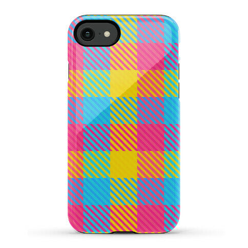 Pan Pride Flag Plaid  Phone Case
