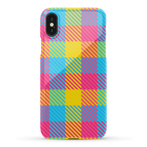 Pan Pride Flag Plaid  Phone Case