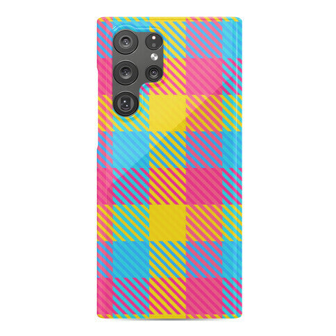 Pan Pride Flag Plaid  Phone Case