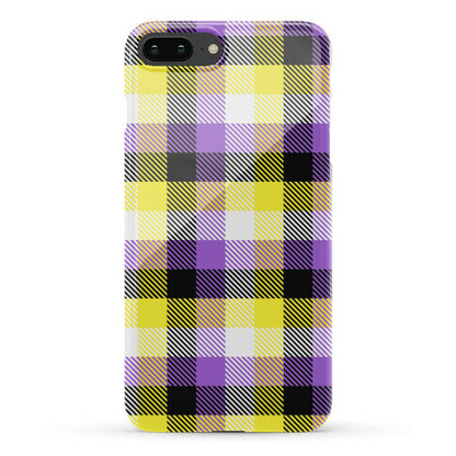 Nonbinary Pride Flag Plaid Phone Case