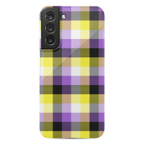 Nonbinary Pride Flag Plaid Phone Case