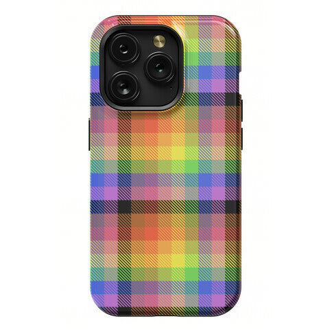 Pride Flag Plaid Phone Case