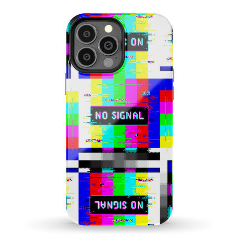 Glitchy No Signal Bars Phone Case