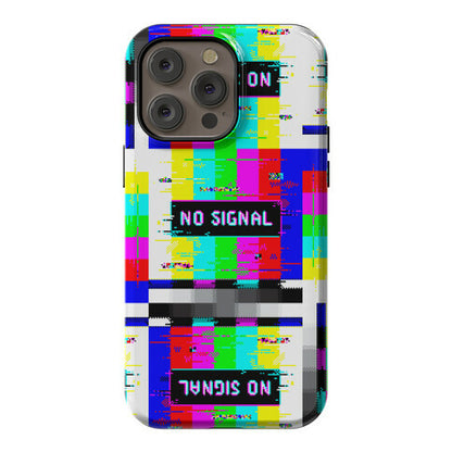 Glitchy No Signal Bars Phone Case