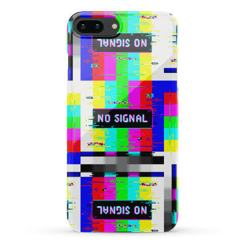 Glitchy No Signal Bars Phone Case