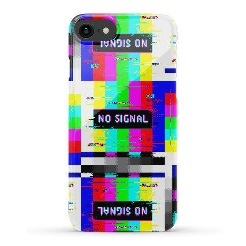 Glitchy No Signal Bars Phone Case