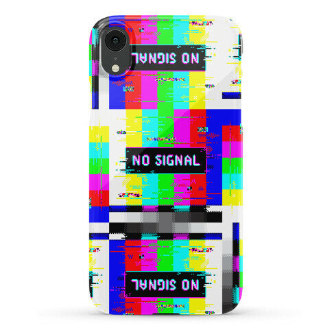 Glitchy No Signal Bars Phone Case