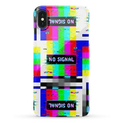 Glitchy No Signal Bars Phone Case