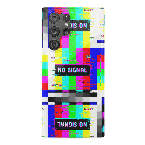 Glitchy No Signal Bars Phone Case