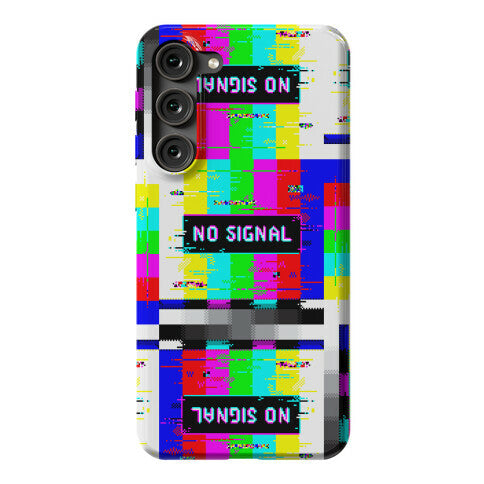 Glitchy No Signal Bars Phone Case