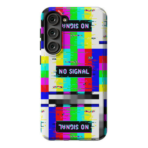 Glitchy No Signal Bars Phone Case