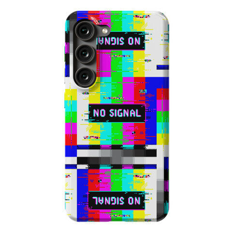 Glitchy No Signal Bars Phone Case