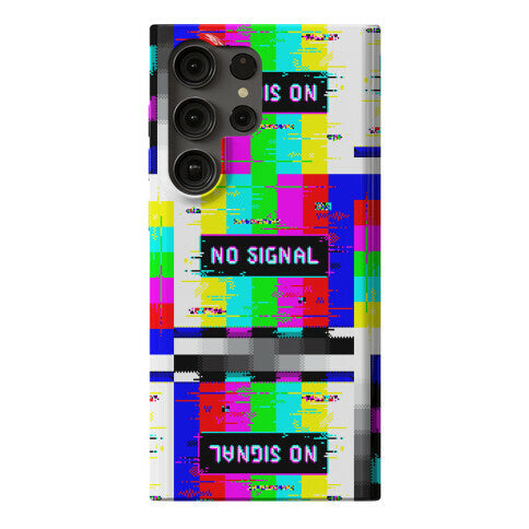 Glitchy No Signal Bars Phone Case