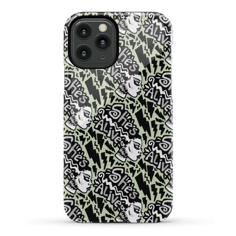 She's Alive Bride of Frankenstein Parody Phone Case