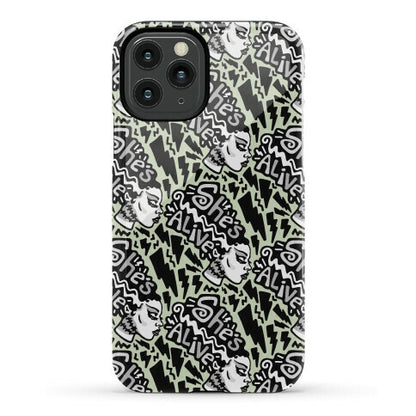 She's Alive Bride of Frankenstein Parody Phone Case