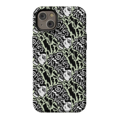 She's Alive Bride of Frankenstein Parody Phone Case