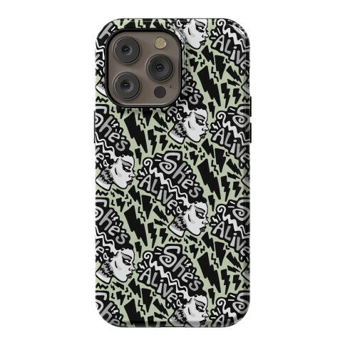 She's Alive Bride of Frankenstein Parody Phone Case
