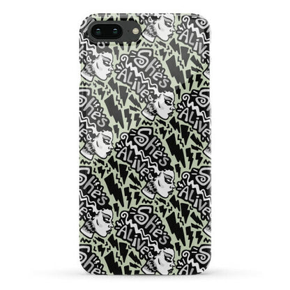 She's Alive Bride of Frankenstein Parody Phone Case