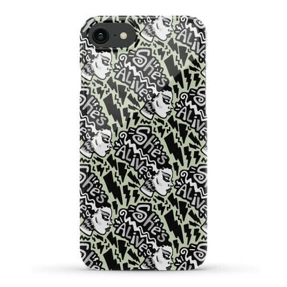 She's Alive Bride of Frankenstein Parody Phone Case