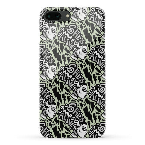 She's Alive Bride of Frankenstein Parody Phone Case