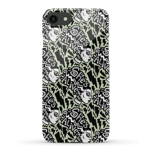 She's Alive Bride of Frankenstein Parody Phone Case