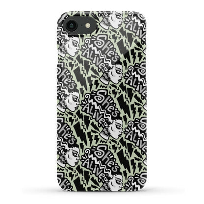 She's Alive Bride of Frankenstein Parody Phone Case