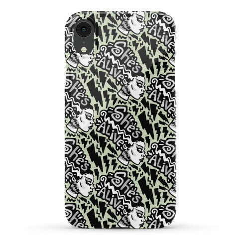 She's Alive Bride of Frankenstein Parody Phone Case