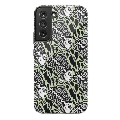 She's Alive Bride of Frankenstein Parody Phone Case