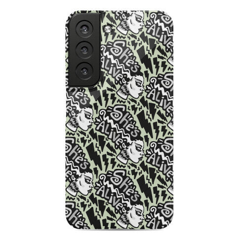 She's Alive Bride of Frankenstein Parody Phone Case
