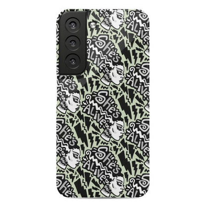 She's Alive Bride of Frankenstein Parody Phone Case