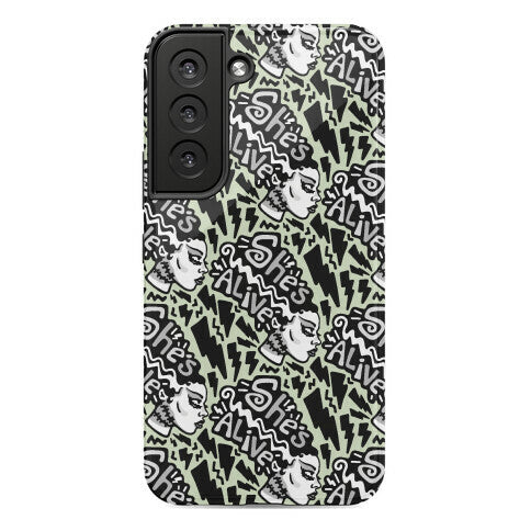 She's Alive Bride of Frankenstein Parody Phone Case