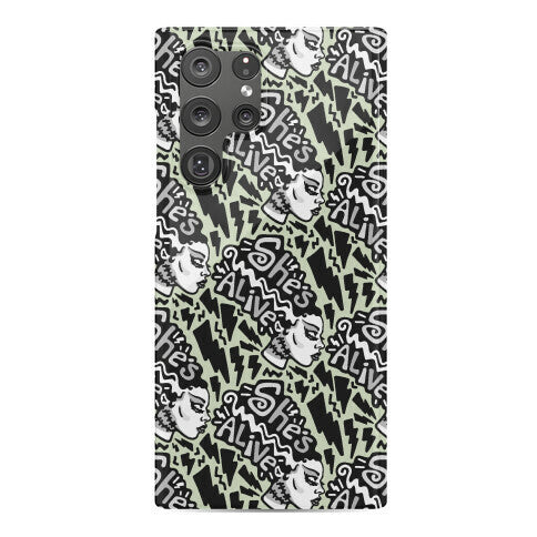 She's Alive Bride of Frankenstein Parody Phone Case