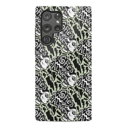 She's Alive Bride of Frankenstein Parody Phone Case