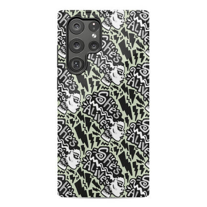 She's Alive Bride of Frankenstein Parody Phone Case