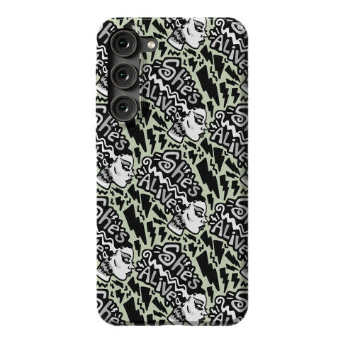 She's Alive Bride of Frankenstein Parody Phone Case