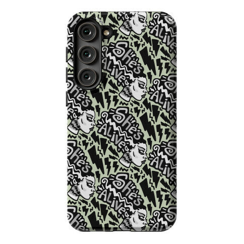 She's Alive Bride of Frankenstein Parody Phone Case