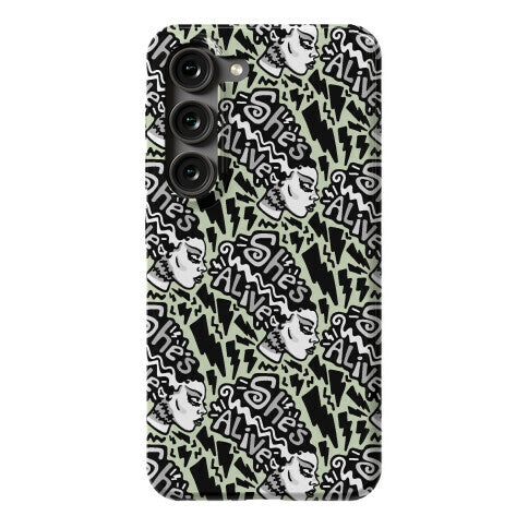 She's Alive Bride of Frankenstein Parody Phone Case