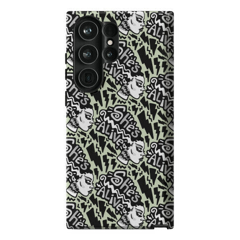 She's Alive Bride of Frankenstein Parody Phone Case
