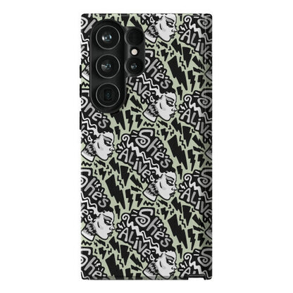 She's Alive Bride of Frankenstein Parody Phone Case
