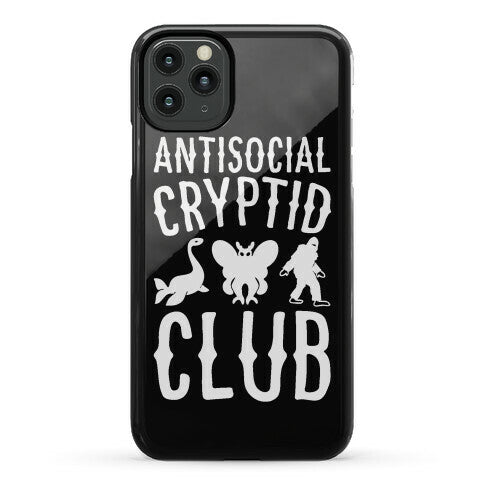 Antisocial Cryptid Club Phone Case