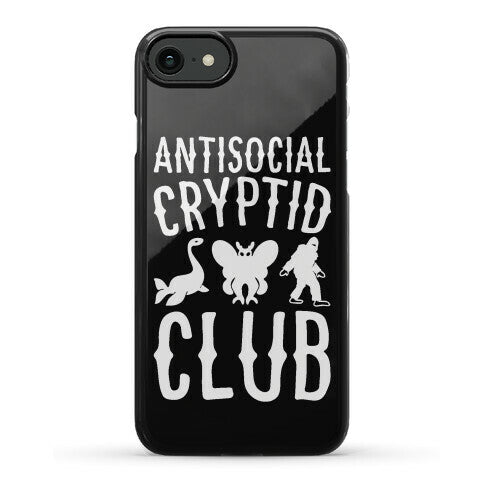Antisocial Cryptid Club Phone Case