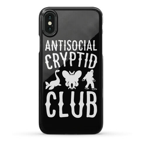 Antisocial Cryptid Club Phone Case