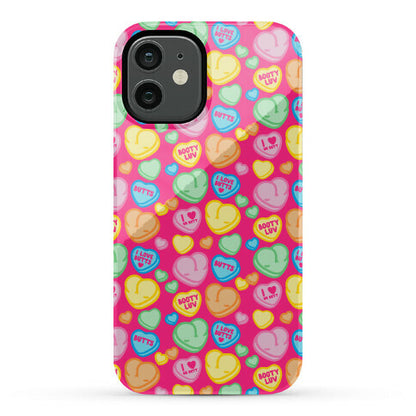 Candy Heart Butts Phone Case