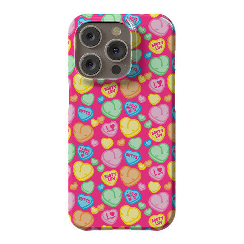 Candy Heart Butts Phone Case