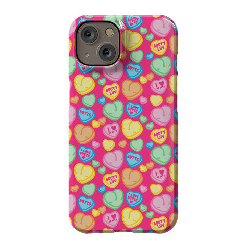 Candy Heart Butts Phone Case